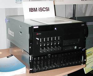 日本IBMが展示していた“iSCSI”ストレージ