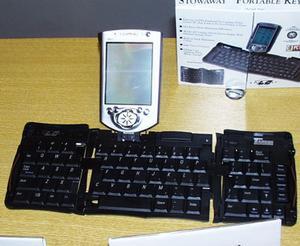 『Palm OS』搭載機にもあった、折りたたみキーボード