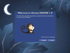 Ximian GNOME 1.4起動!