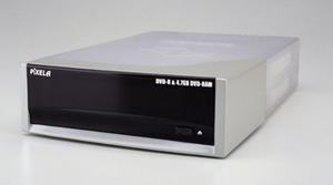 IEEE1394対応の外付け型DVD-R＆RAMドライブ『PIX-DVRR/FW1』
