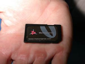初めて公開された、実際に動作するSDIOカードであるMotionSense社のMoveIt!