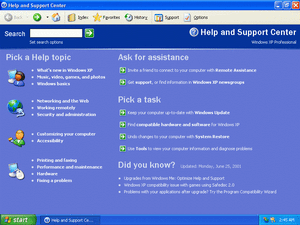 What's  new in Windows XP