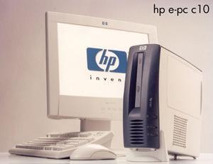 PCアプライアンス『hp e-pc c10』と15インチカラー液晶ディスプレー『hp L1510』
