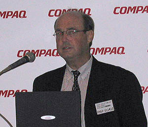 米コンパックコンピュータのドナルド・ジェンキンス副社長