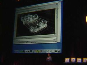 Mac OS X対応『Virtual PC』上で『AutoCAD』を動作させるデモ