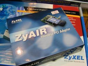 ZyAIR PCI Adapter。LANカードは付属しない