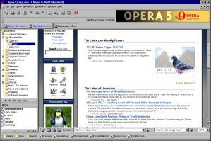 『Opera 5 for Linux』