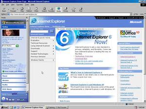 画面2　こうやって見ると、ほとんどWindows XPだけれど、右上のWindowsのロゴのバックが黒くなっているところが異なる。Windows XPの場合は、バックの色は白。