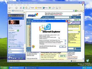 画面7　こちらの画面は、「Windows XP Professional RTM」（Build 2600）に標準搭載されている「Internet Explorer 6.0」。