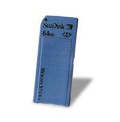 “サンディスク”ブランドのメモリースティック(64MB)