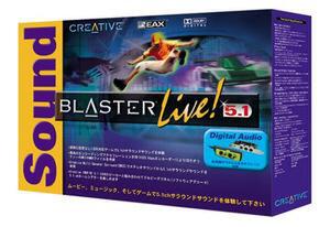 『Sound Blaster Live! 5.1 Digital Audio for DOS/V』(パッケージ)