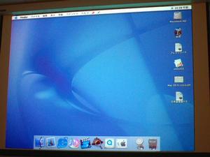 Mac OS X v10.1のデスクトップ