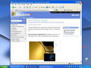 “Download the Windows XP Screensaver”