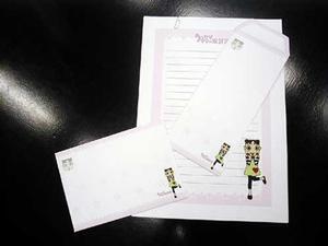 “レターアトリエ”機能で印刷できる封筒と便箋