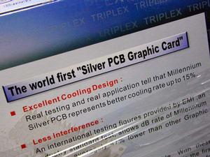 The world first Silver PCB Graphic Card