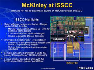 ISSCCで明らかにした、McKinleyのキャッシュメモリーに関する新技術概要