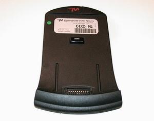 英Red-M社(http://www.red-m.com/)社のPalmVシリーズ用Bluetoothアダプター。GSM系携帯電話と接続するとショートメッセージサービスを利用できるようになる