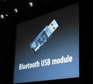 Bluetooth USBアダプタは5月発売