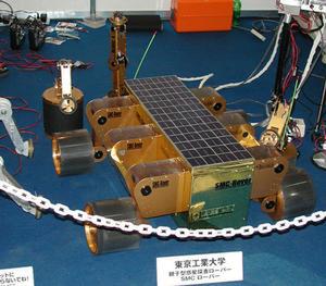 東京工業大学大学院機械宇宙システム専攻広瀬・米田研究室の惑星探査用ローバー『SMC Rover』