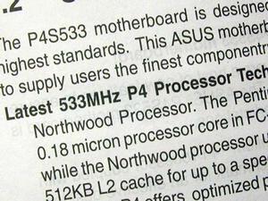 Latest 533MHz P4 Processor