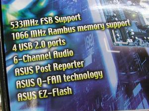 1066MHz Rambus Memory Support
