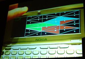 Nokia 9200上で動作している、マルチユーザーゲーム