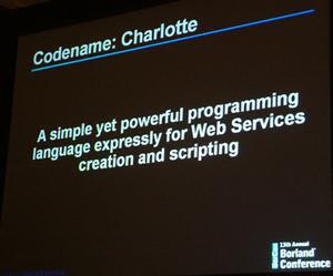Charlotteはウェブサービス作成とスクリプティングのためのシンプルかつ強力な言語であるという