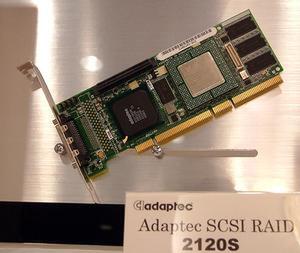 シングルチャネルSCSI RAIDカード『ASR-2120S』