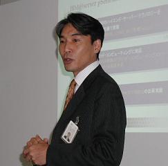 日本アイ・ビー・エム(株)理事 Webサーバ事業部長 東上征司氏