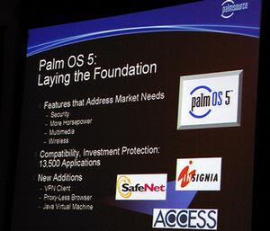 企業内システムを構築するプラットフォームとしての準備を進めるPalm OS 5