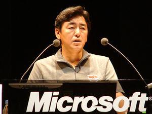 マイクロソフト代表取締役社長の阿多親市氏