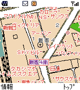 iアプリ版“MapFan”地図
