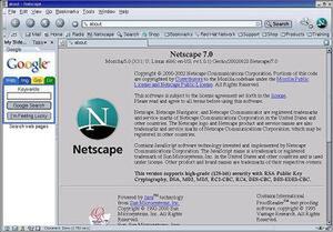 Linux版『Netscape 7』
