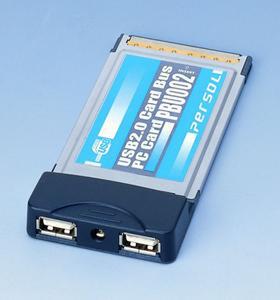 『USB2.0対応CardバスPCカード(2ポート)』