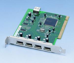 『USB2.0対応PCIパスボード(5ポート)』