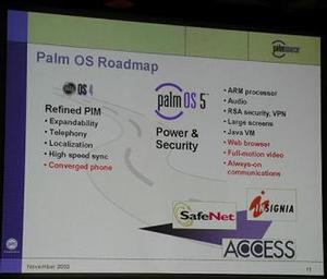 『Palm OS』のロードマップ