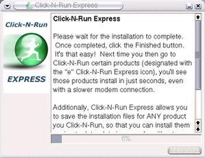 『Click-n-Run Express Installation CD』インストーラ