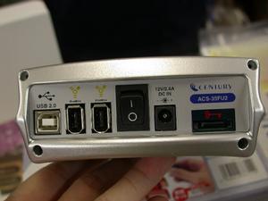 USB2.0とIEEE1394の両対応