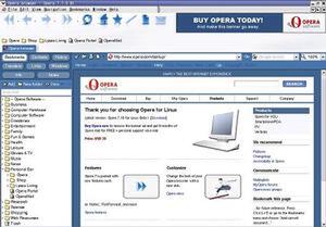 『Opera 7.10 for Linux Beta1』