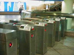 台湾地下鉄の改札