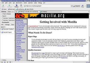 『Mozilla 1.4b』画面