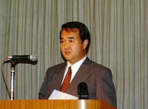 開催概要について説明を行うCEATEC JAPAN運営事務局長の入江二郎氏