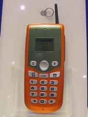 CF型PHSカードを利用した電話端末