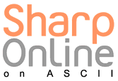 “Sharp Online on ASCII”