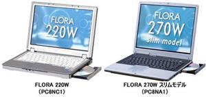 FLORA 220WとFLORA 270W スリムモデル