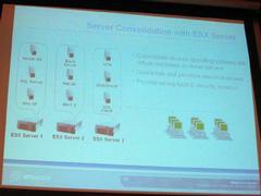 VMware ESX Serverを導入した複数サーバー環境