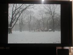 「時間的な猶予もなく撮影自体がタイトでした。雪のなかのシーンは寒かったけど映像が奇麗で、作ってる空気感が楽しかった」(小雪)