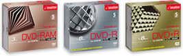 DVD-RAM/-R/+Rメディア