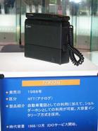 国内向け自動車電話『TZ802AI』は、肩掛け携帯電話としても利用されたという