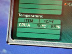 CPU温度は30度
